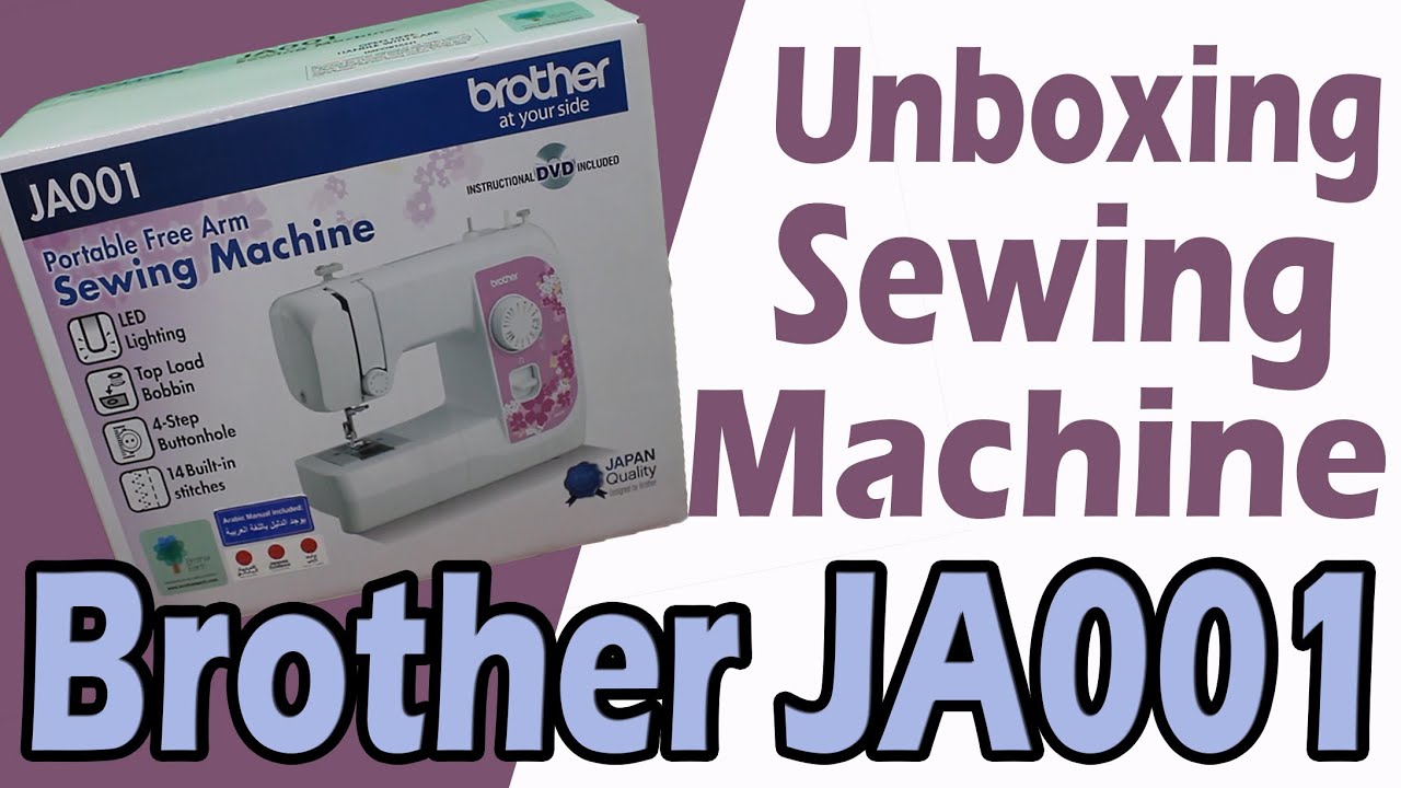 Brother Sewing Machine JA001 (Unboxing & Demo) | How to operate | Q fam