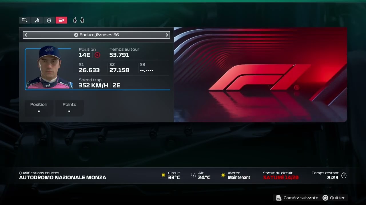 F1 25 - Enduro Esport- Manche 6 - Grand Prix d'Italie