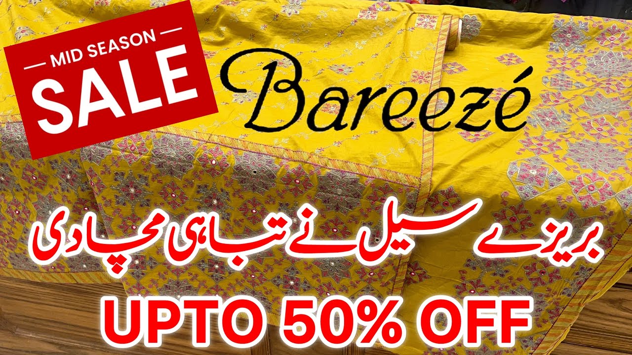 Bareeze Mid Season Sale Starts Today 🔥 | Bareeze | Bareeze sale | 