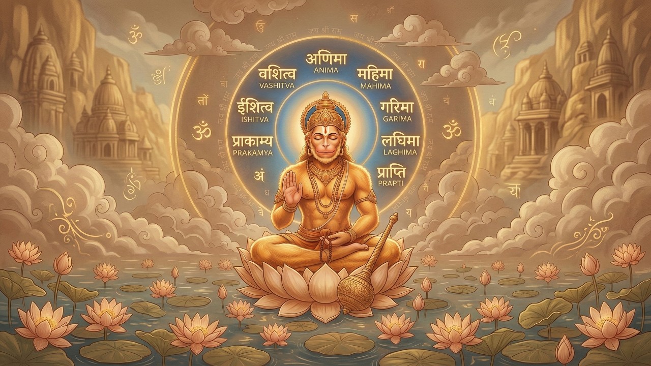Ashta Siddhi Mantra | Divine Powers Meditation | Hanuman Ji Bhakti Song