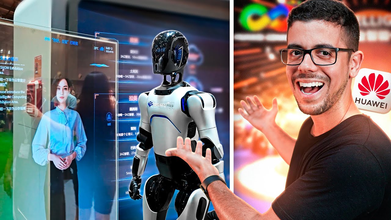 EU VI O FUTURO DA TECNOLOGIA NA CHINA! Robôs e IA no HUAWEI CONNECT 2025