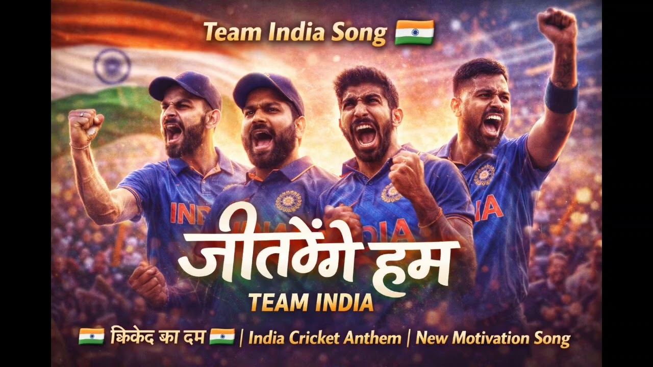 जीतेंगे हम 🇮🇳 | Team India Song | India Cricket Anthem | Virat Kohli | Motivational Song 2026