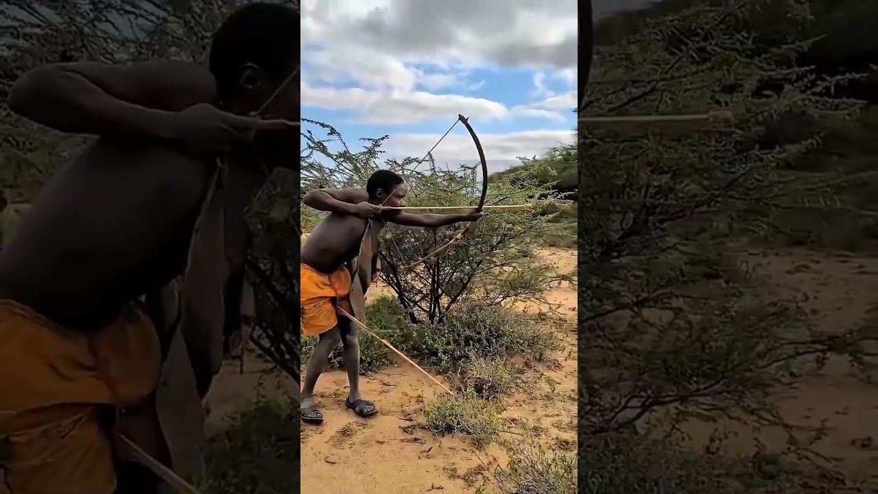 Ancient Hunting ways of Africa। Tribal bow & Arrow skills...