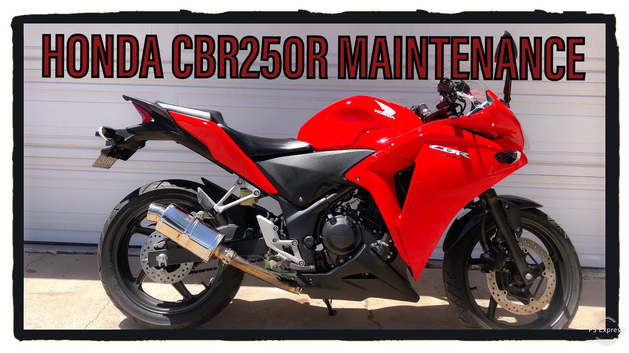 Honda CBR250R Maintenance:  Oil Change, Air Filter, Spark Plug   #SuperEasySuperFast