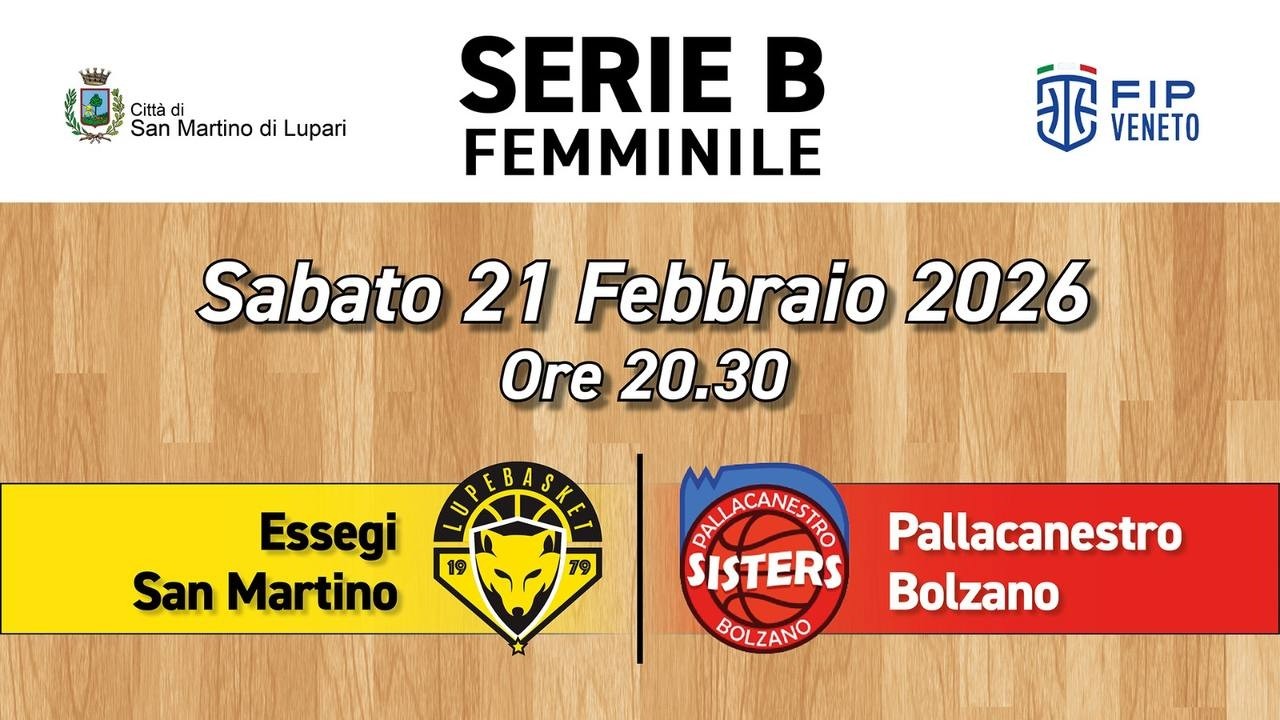 SERIE B : ESSEGI SAN MARTINO - PALACANESTRO BOLZANO