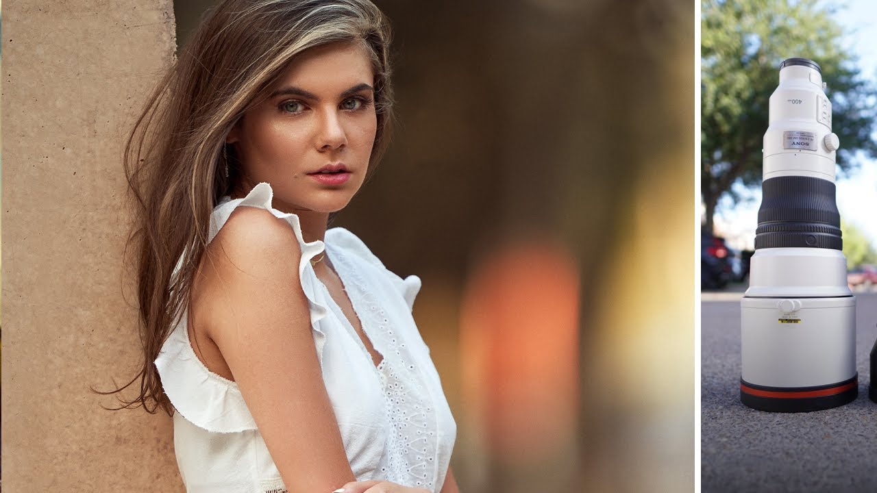 Behind the Scenes Sony 400mm GM Portrait Photoshoot