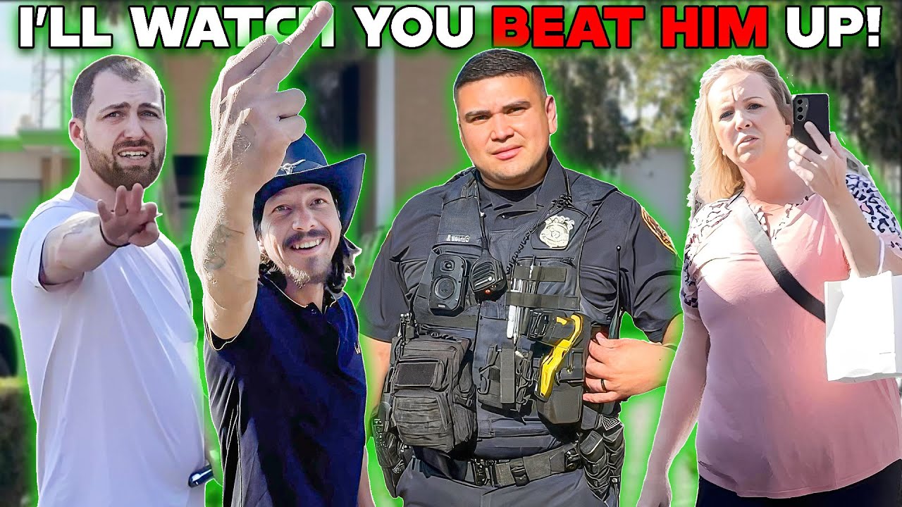 ENRAGED GHETTO COWBOY at REDNECK Stoner Hangout Challenges Auditor to FIGHT!!
