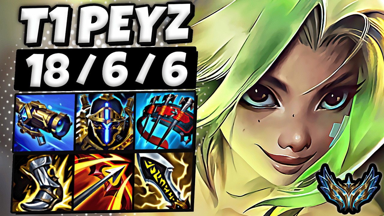 T1 Peyz Zeri vs Kai'Sa [ ADC ] Patch 26.5 Korea Challenger 2081 LP