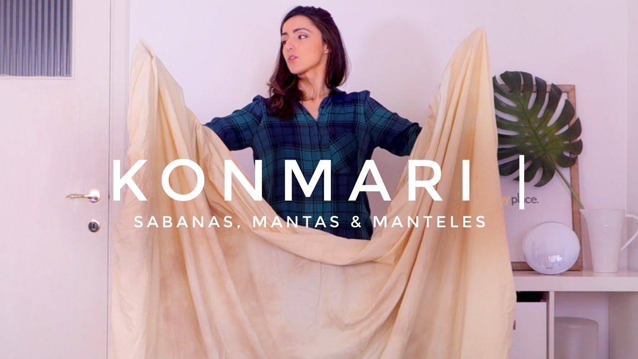 Cómo doblar Sábanas, Mantas y Manteles | Método KonMari | Por MArie Kondo