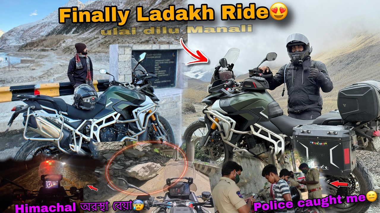 Finally Ladakh Ride ulai dilu 🥳 | Himachal ত  অৱস্থা বেয়া 😰
