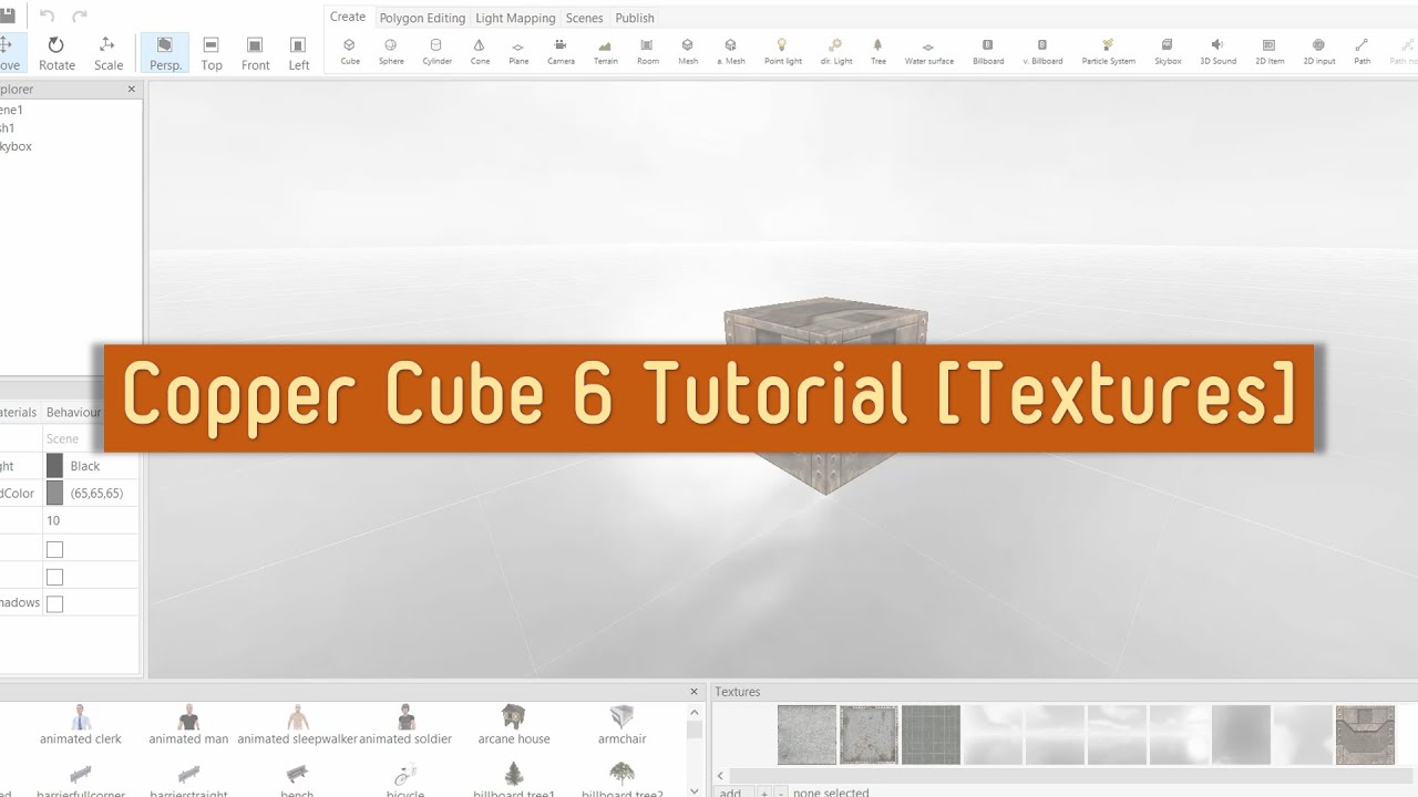 Copper Cube 6 Tutorial - Textures