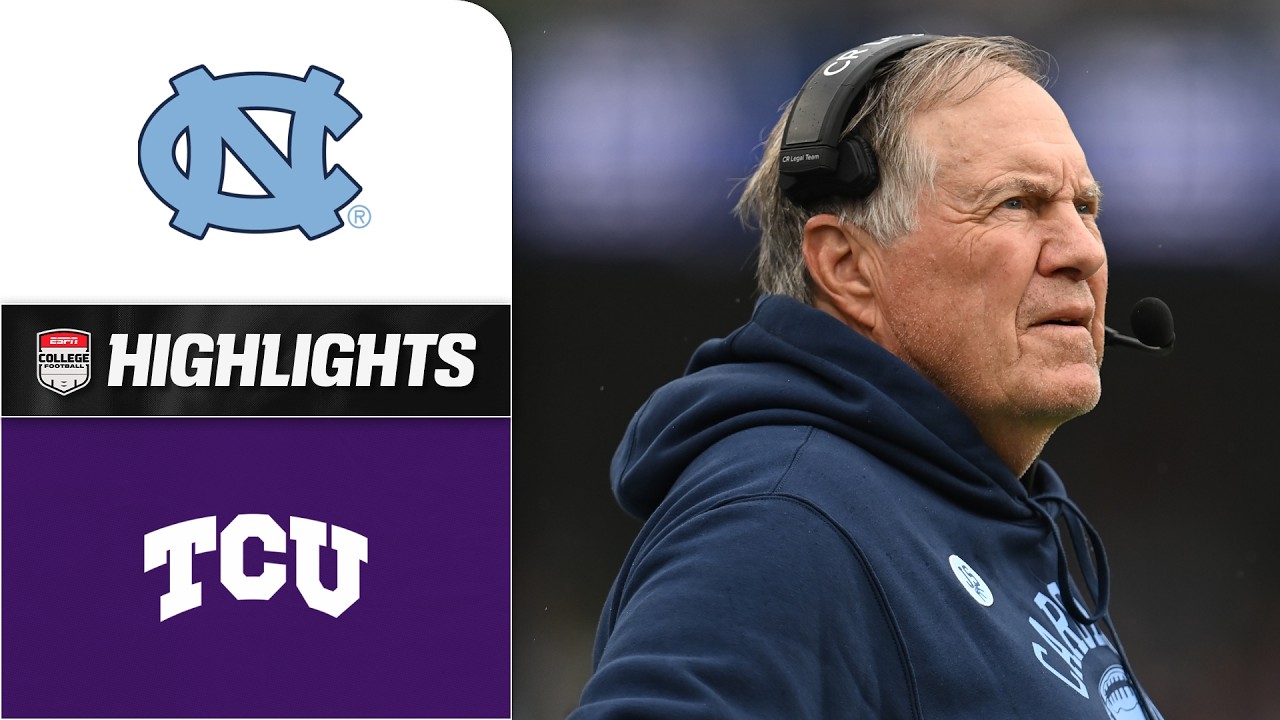SEASON OPENER 🚨 North Carolina Tar Heels vs. TCU Horned Frogs | Full Game Highlights | ESPN CFB
