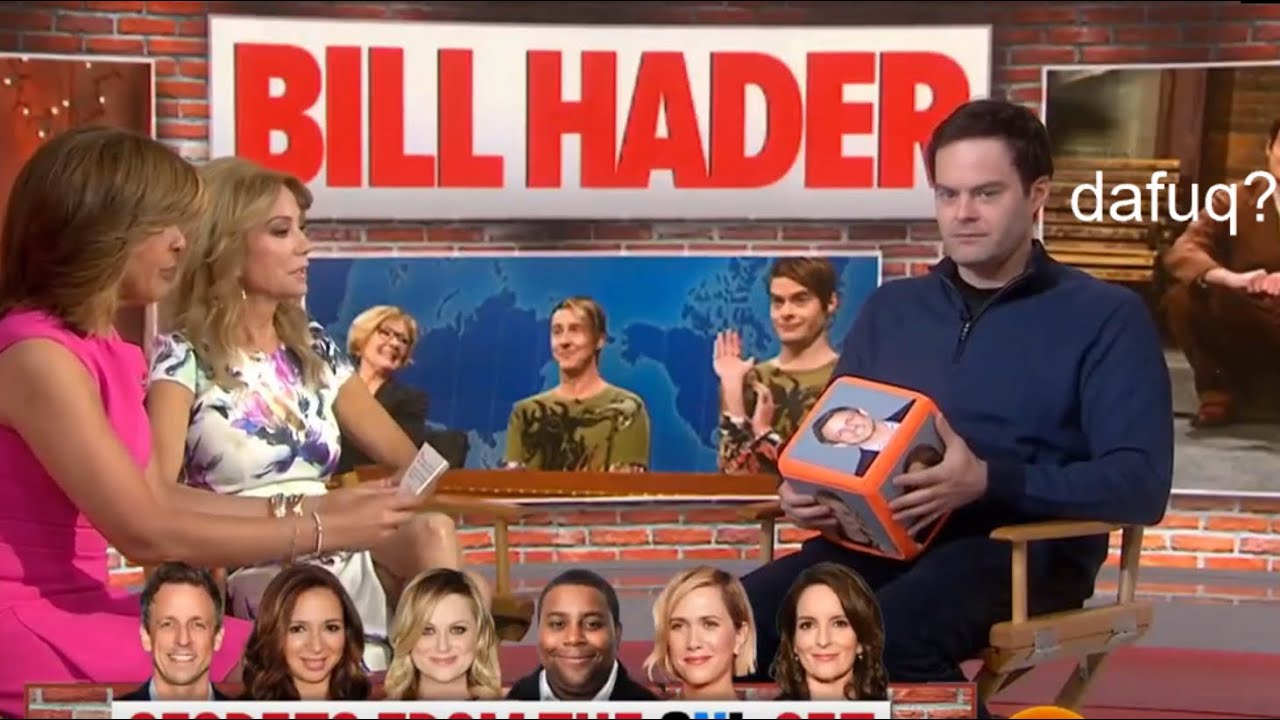 Bill Hader (justifiably) hating being interviewed for 10 minutes