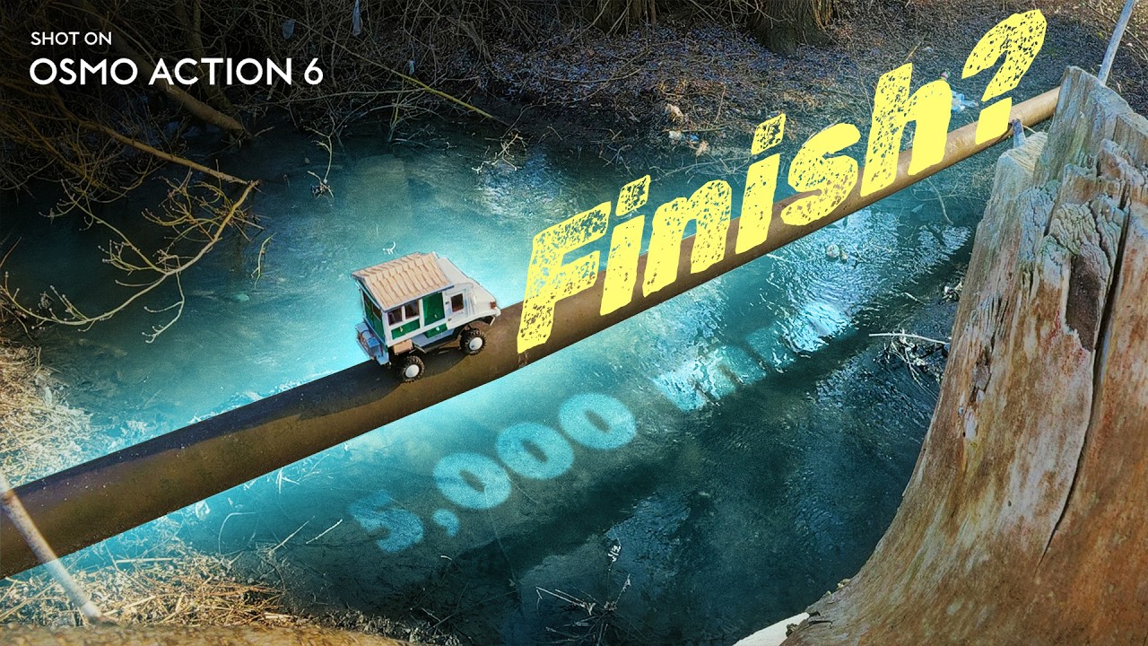 Trip to closed area on RC car 🚛 Shot on DJI Osmo Action 6