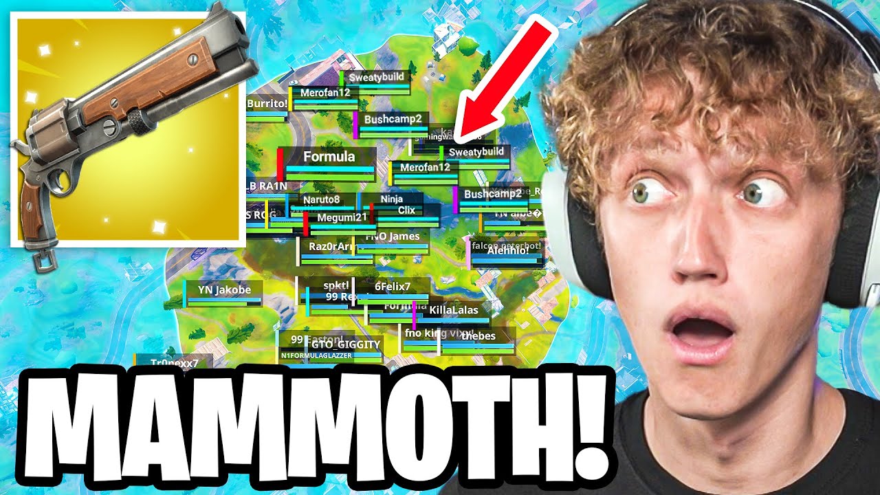 I Hosted a MAMMOTH Only Tournament In Fortnite Reload! (Chapter 2)