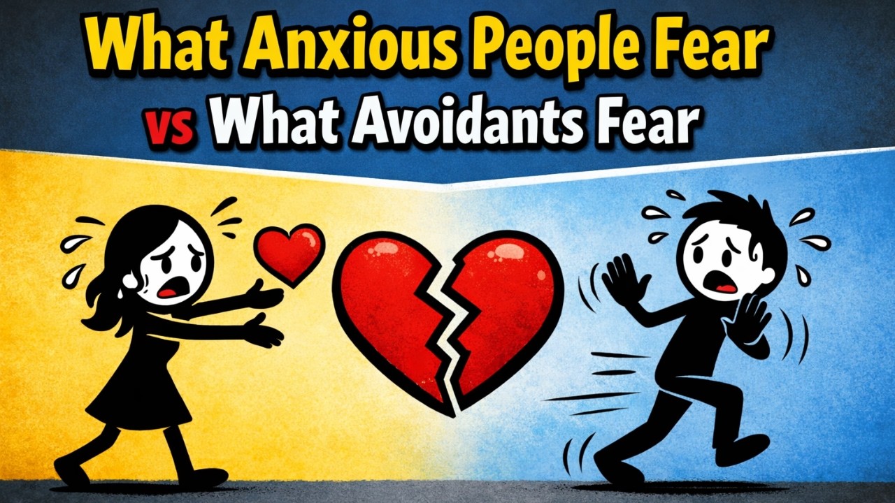 What Anxious People Fear vs What Avoidants Fear (Why They Hurt Each Other)
