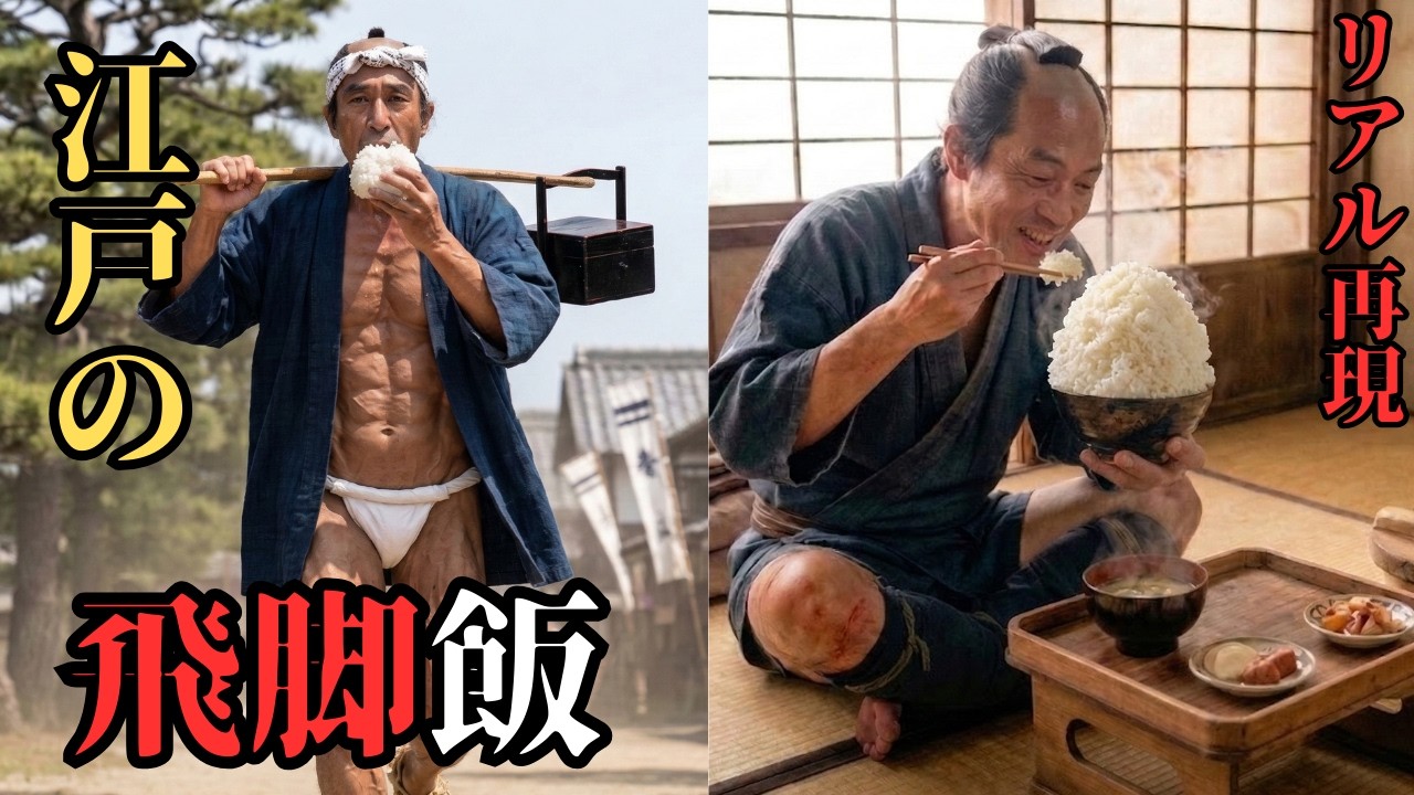 【AI再現】京都までたった3日!? 飛脚の驚異的なスピードを支えた「質素すぎる食事」
