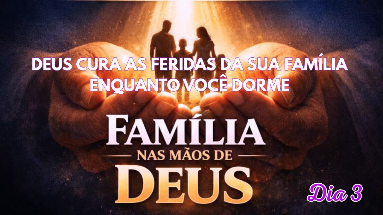 Deus Cura as Feridas da Sua Família Enquanto Você Dorme: Oração da Noite