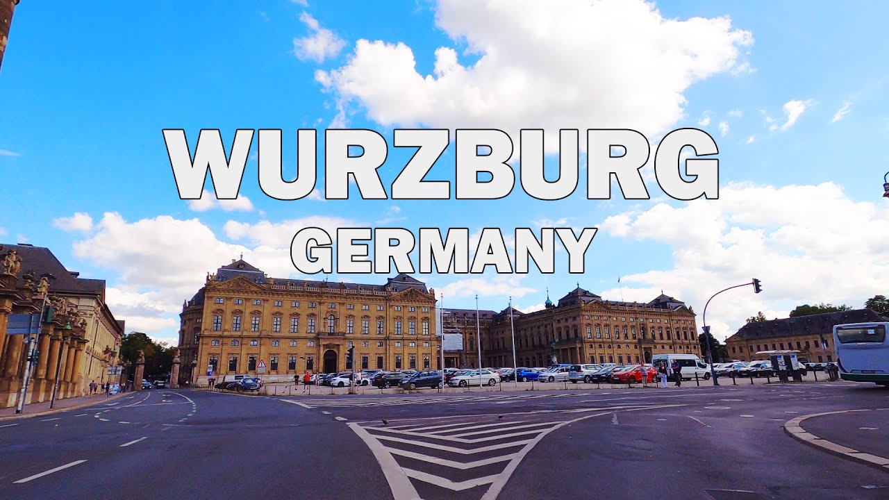 Wurzburg, Germany - Driving Tour 4K