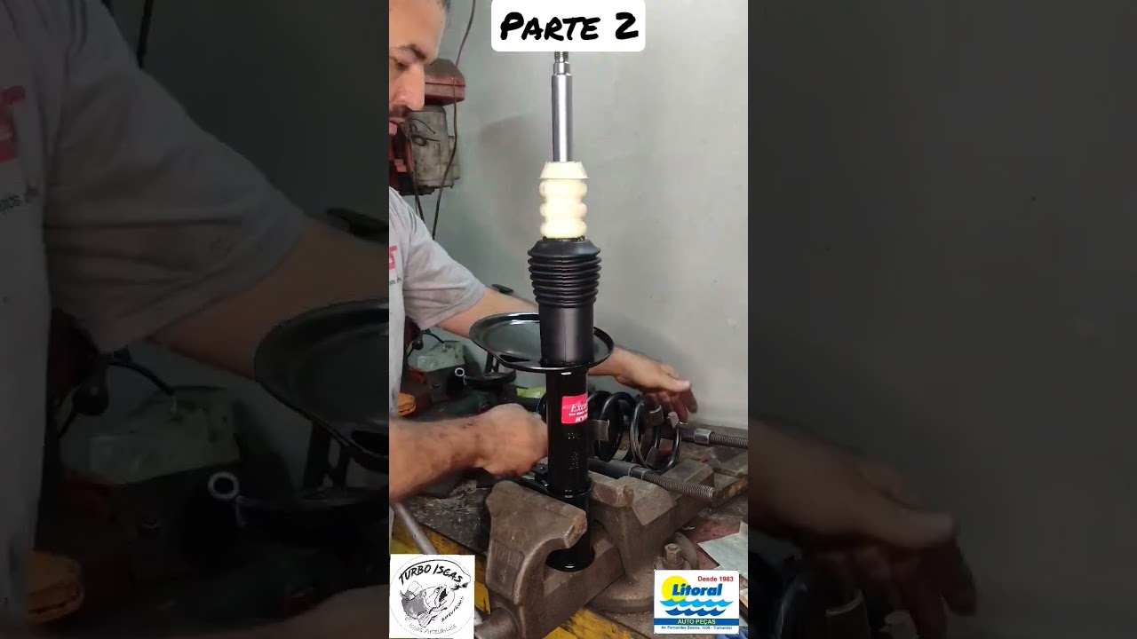 Troca amortecedor dianteiro Sandero Parte 2
