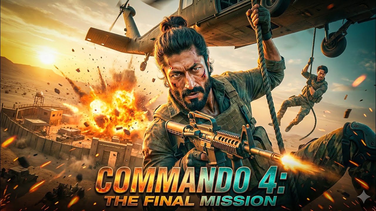 COMMANDO 4 Official Trailer Update! 🔥 Vidyut Jammwal's New Blockbuster Action Movie News