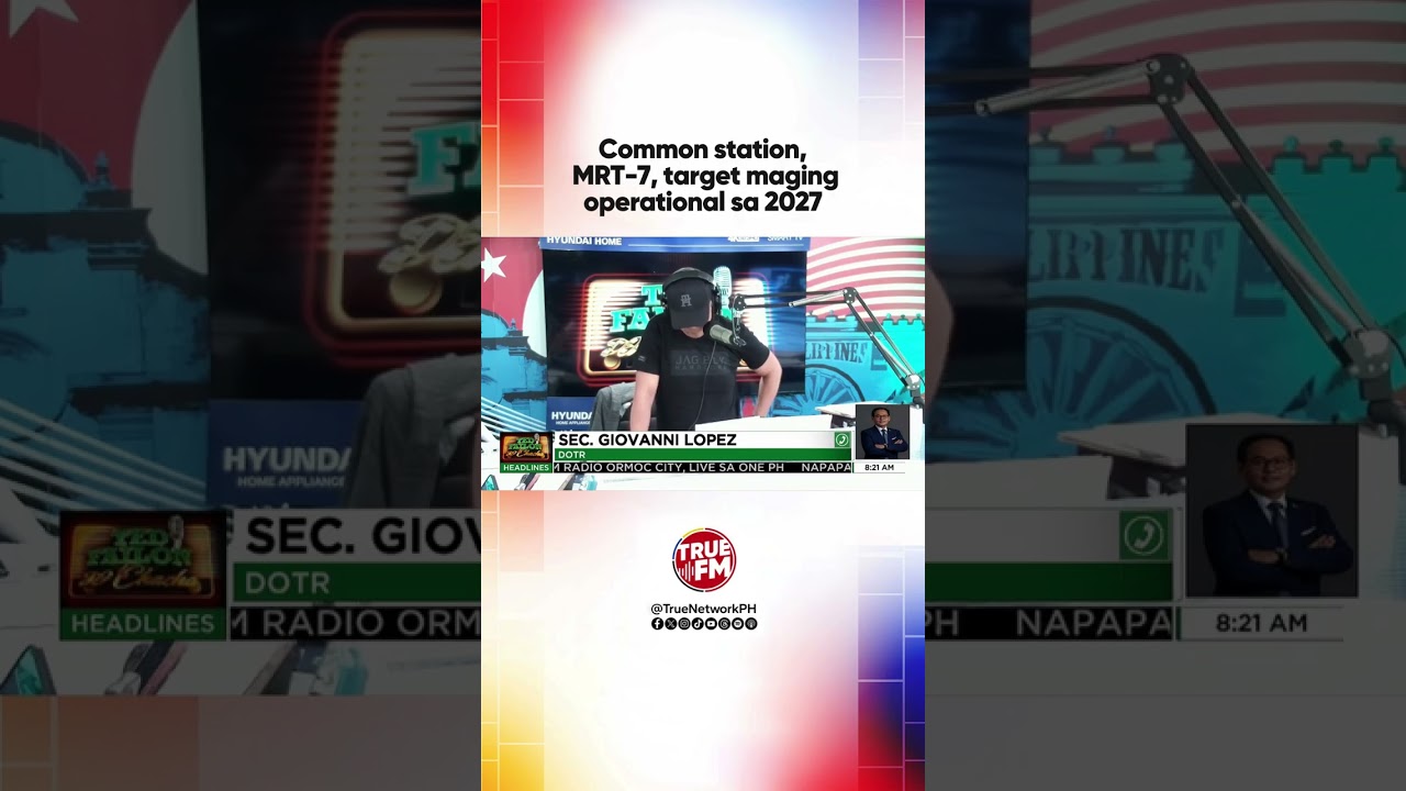 Common station, MRT-7, target maging operational sa 2027 | Ted Failon & DJ Chacha