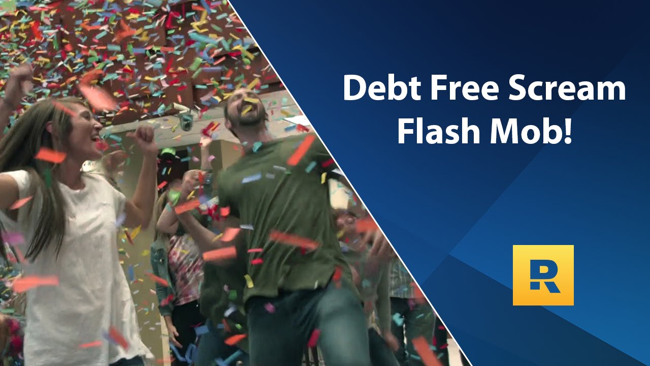 Debt Free Scream Flash Mob!