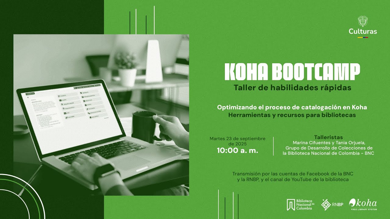 Koha Bootcamp | Herramientas y recursos para bibliotecas