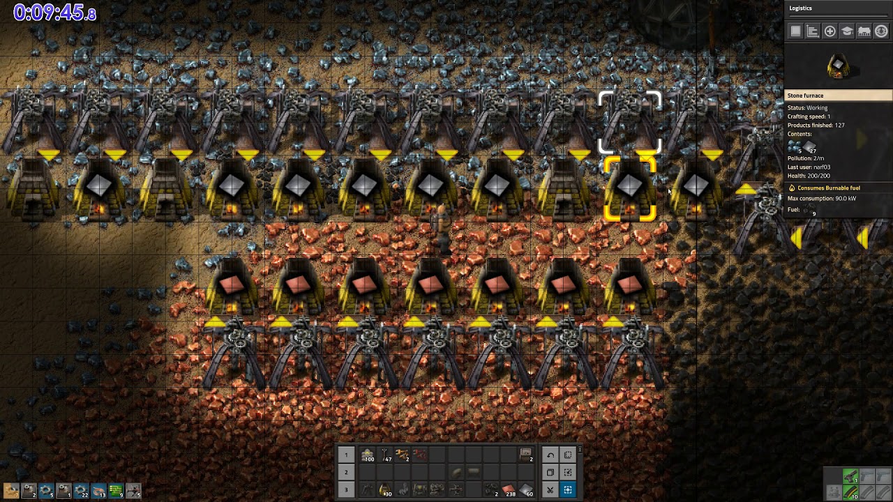 Factorio 0.17.76 any% speedrun - 2:15:26