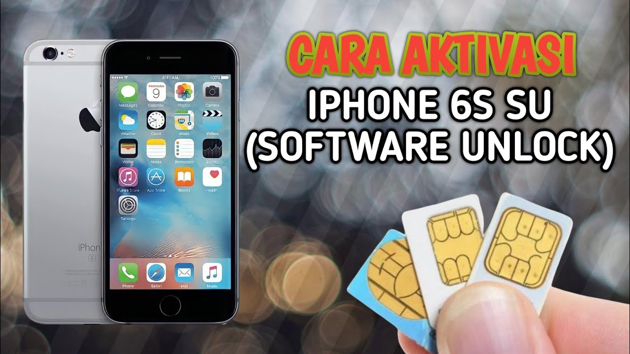 Aktivasi Iphone 6S SU Pakai Rsim Operator Indosat dan Three