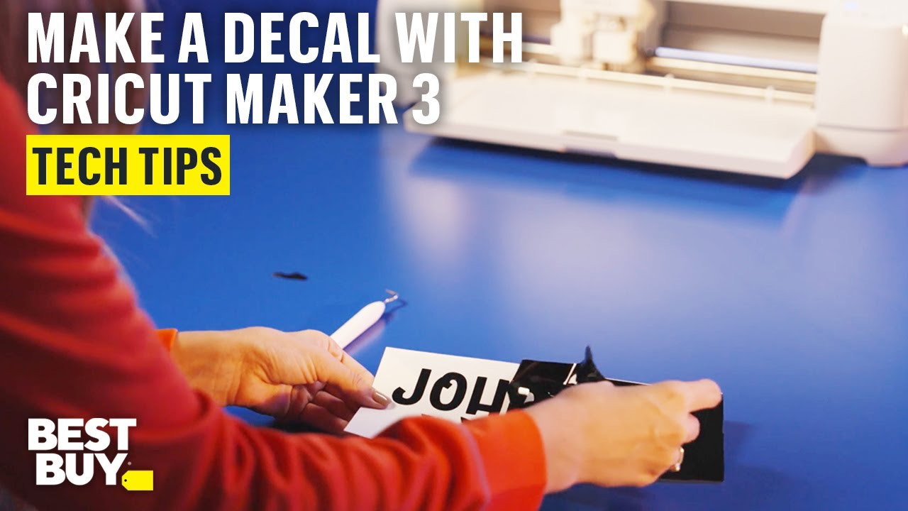 Making a Decal with the Cricut Maker 3 Smart Cutting Machine  &ndash; Tech Tips from Best Buy