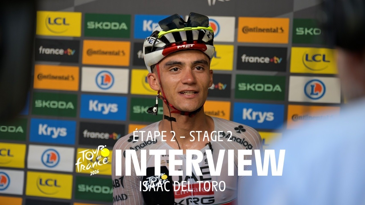 Tour de France 2026 - Stage 2 Del Toro Post-race interview