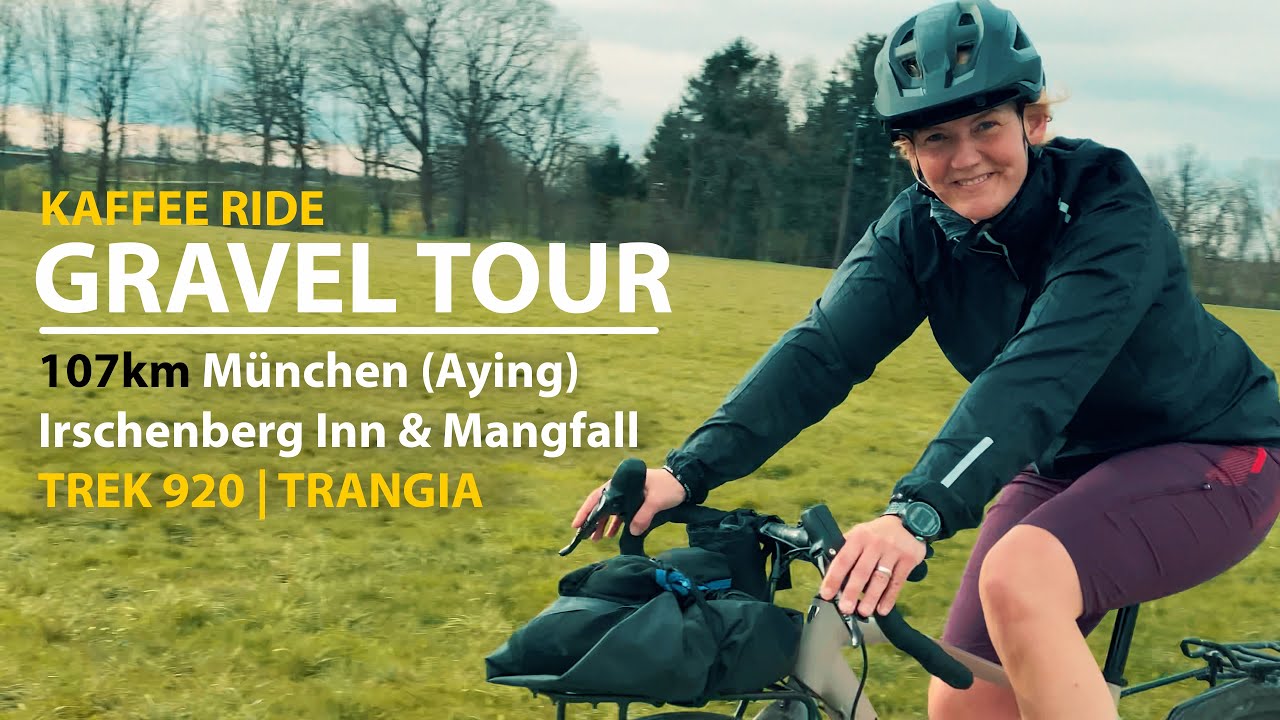 Gravel Bike Tour 107km München Irschenberg, Inn & Mangfall, Kaffee & Kuchen