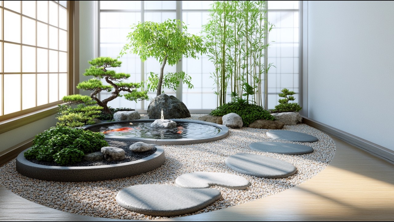 15 Stunning Japanese-Style Small Indoor Garden Concepts
