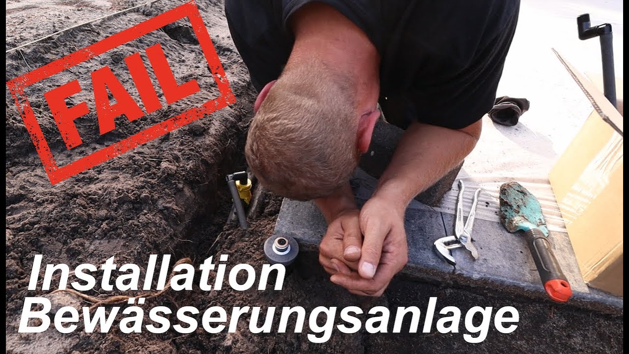 INSTALLATION BEWÄSSERUNGSANLAGE  |  Diese Fehler solltest DU vermeiden  |  HUNTER Bewässerungsanlage