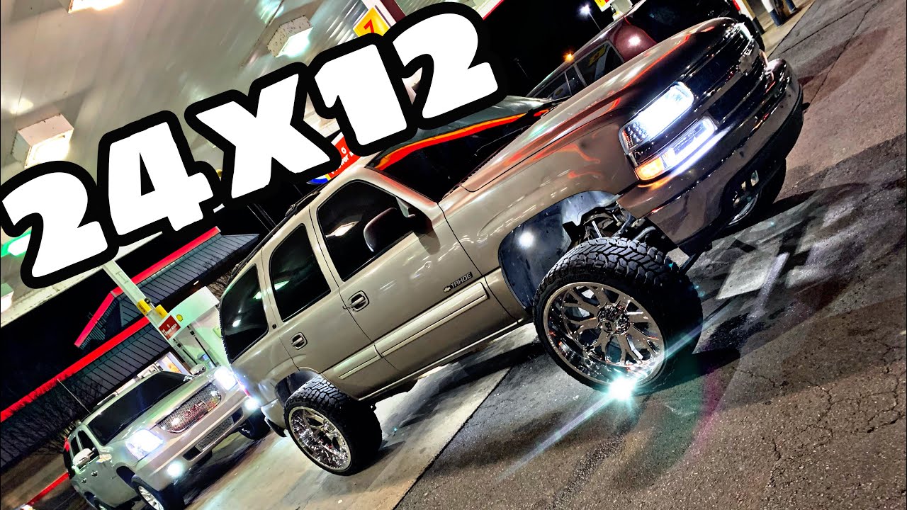 TOOTED 2003 Tahoe | 24x12s | 6INC RC LIFT | LIFTED TRUCKS | 33-е