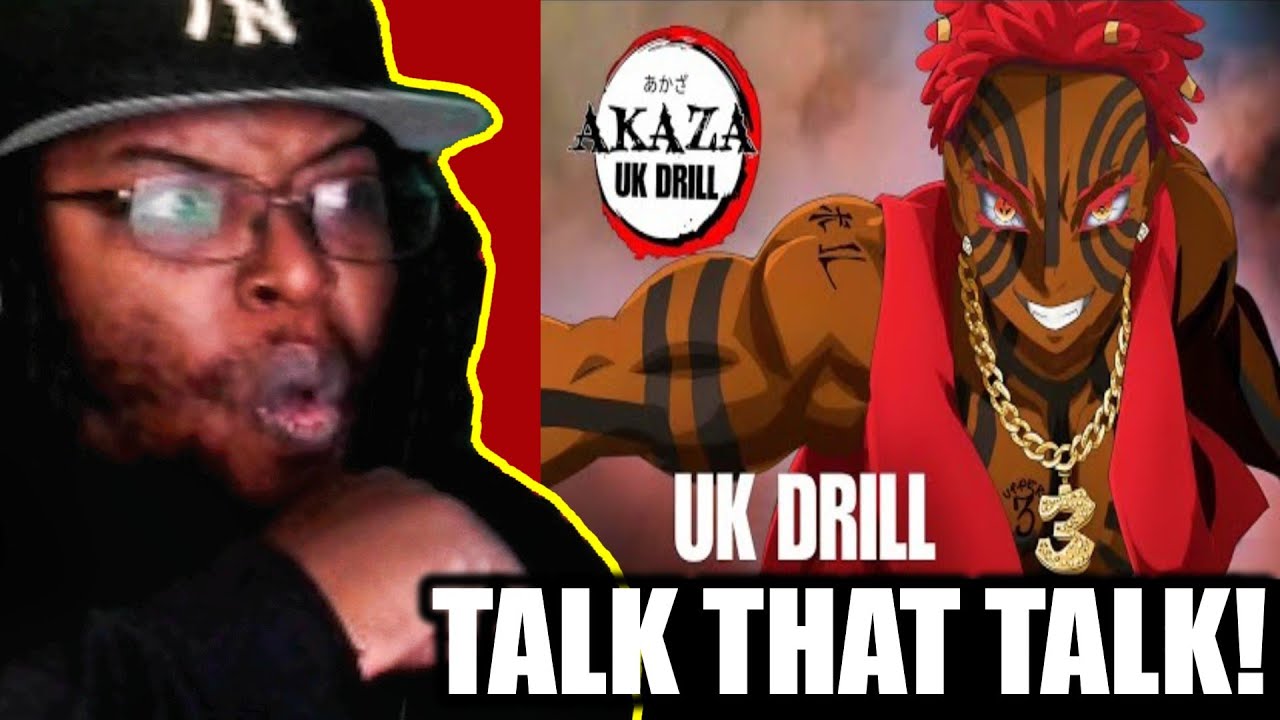 BLAKAZA 2 | AKAZA UK DRILL | DEMON SLAYER RAP [Pure O Juice] DB Reaction