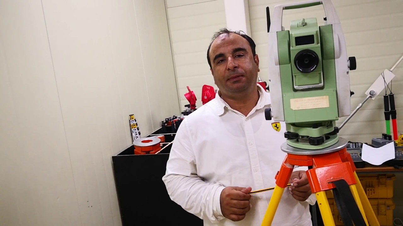 Work setting for Leica Total Station TS09 Plus like General, Screen, Map & Icon Bar in English