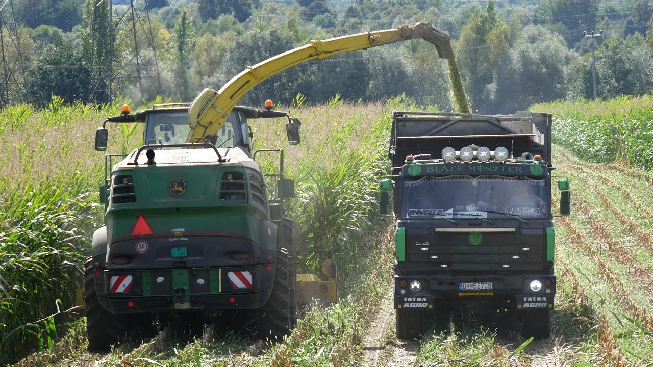 Zber kukurice na siláž  - John Deere a Tatry Agro  | (2025)