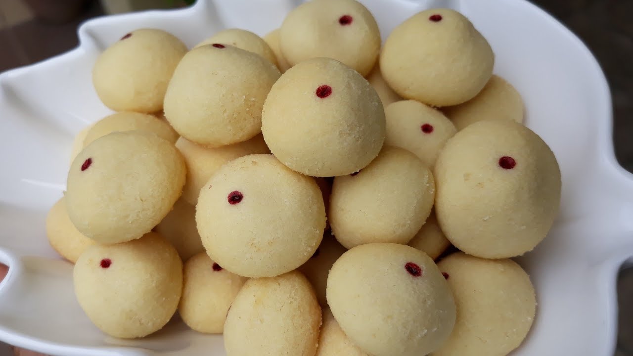 Sugee Cookies Recipe / Biskut Suji / Biscuit Ghee