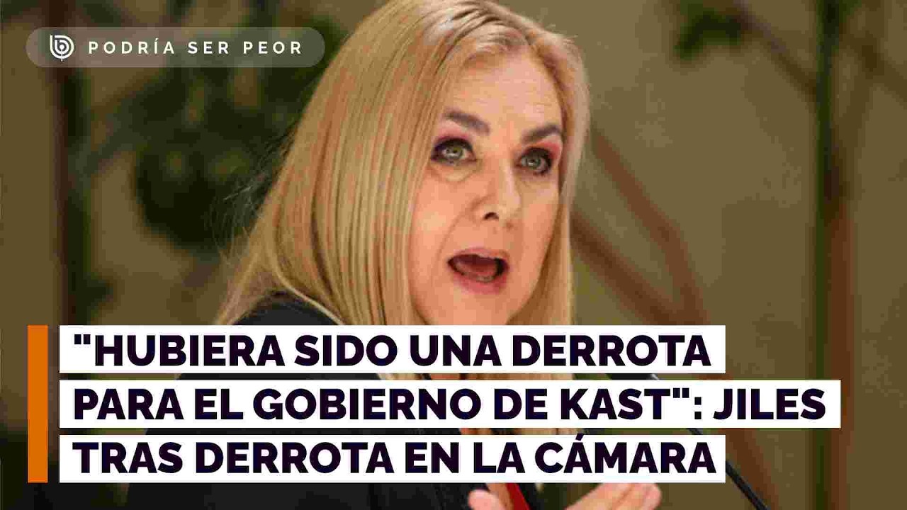 Pamela Jiles tras perder presidencia de la Cámara: 