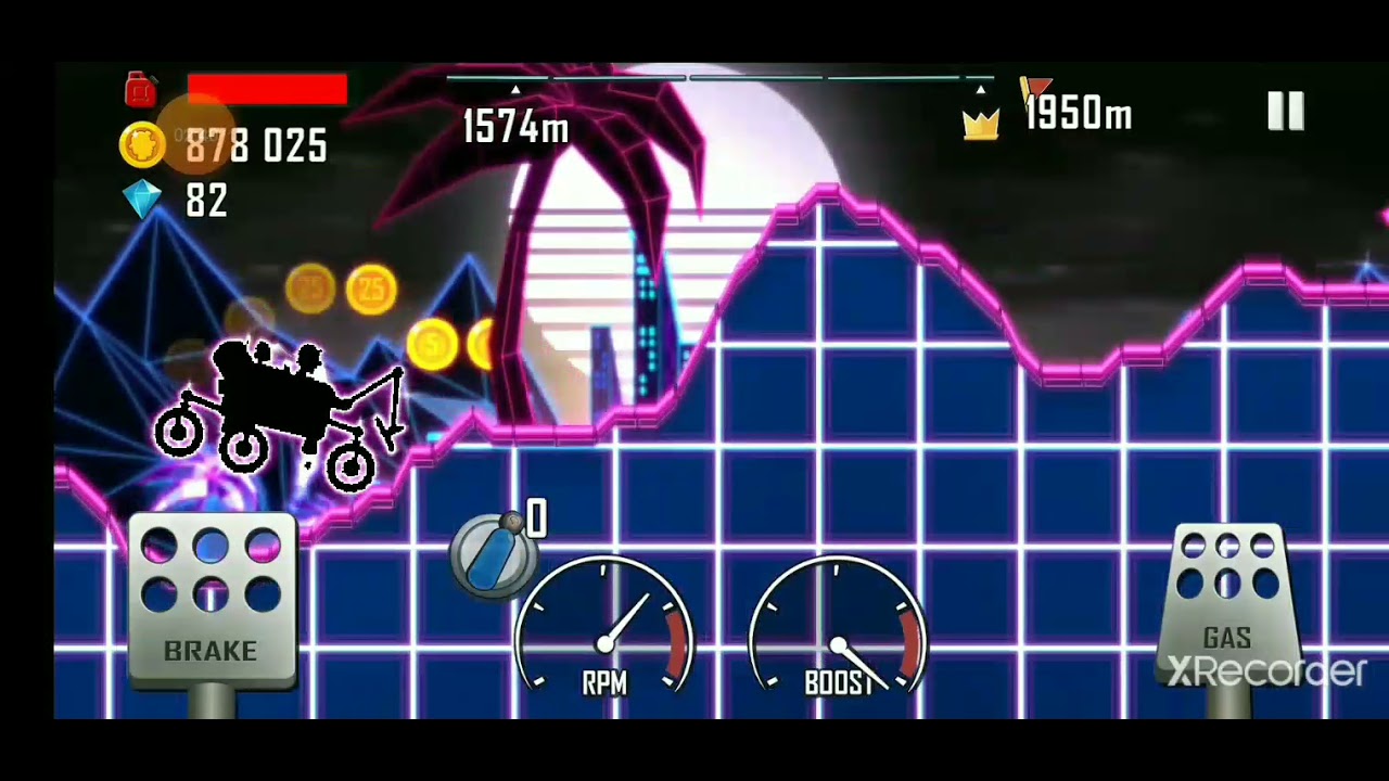 How to ride neon dragon in hill climbing racing game
