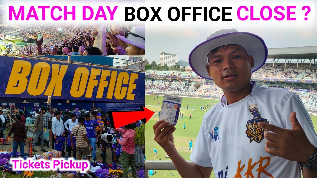 Match day box office ticket pickup | how to collect tickets from box office eden garden | IPL 2025