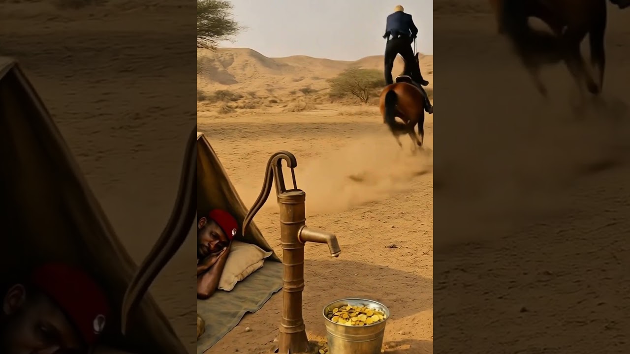 Trump Cutting handpump . Ibrahim tarrore sleeping in desert funniest scene 😂