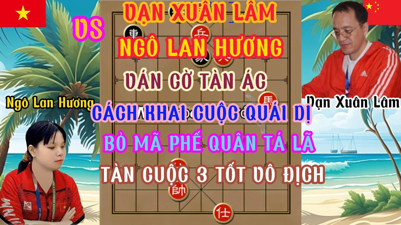 Trận cờ tàn ác cách khai cuộc quái dị bỏ quân tá lã tàn cuộc 3 tốt vô địch...
