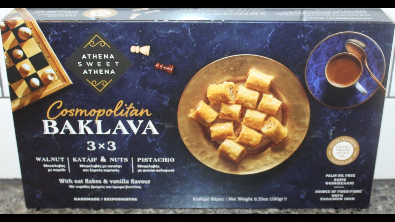 Athena Sweet Athena Cosmopolitan Baklava: Walnut, Kataif & Nuts and Pistachio Review