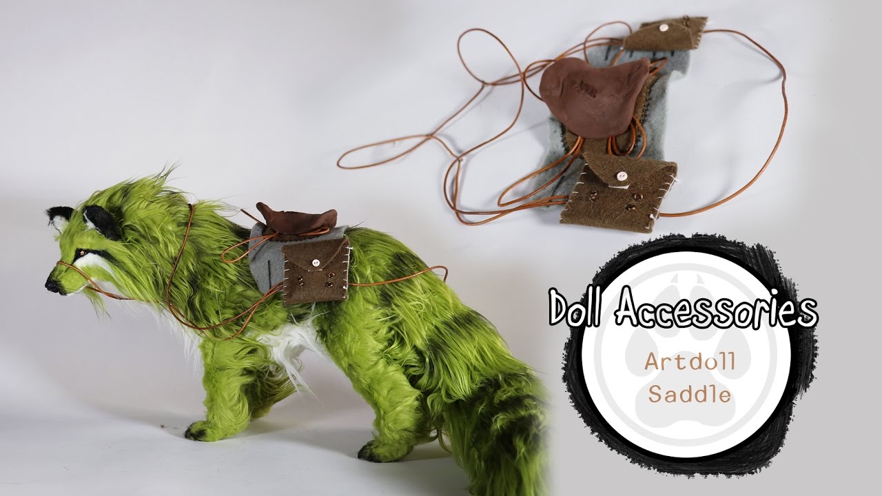 Doll Accessories - How to make saddle