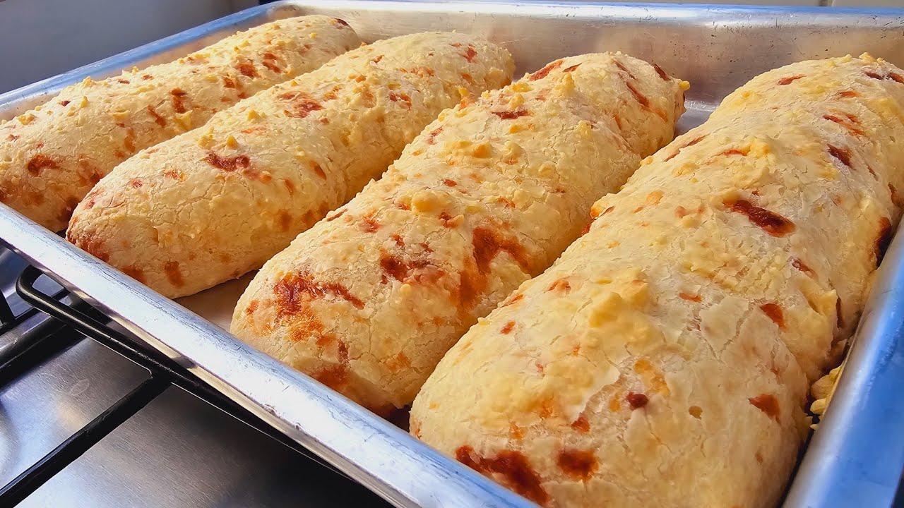 SÓ 1 OVO - BISCOITÃO DE POLVILHO ASSADO- FÁCIL e RÁPIDO