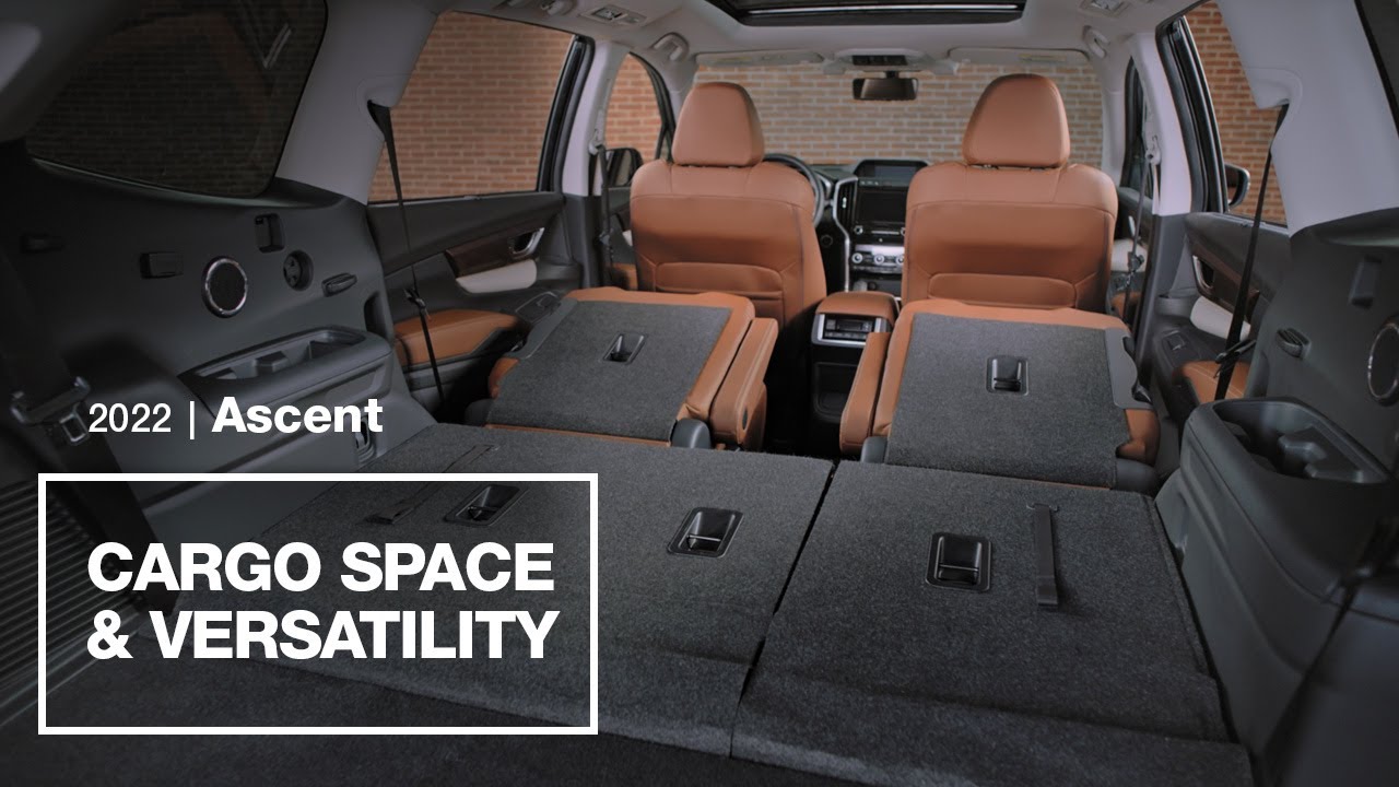 2022 Subaru Ascent Cargo Space and Versatility