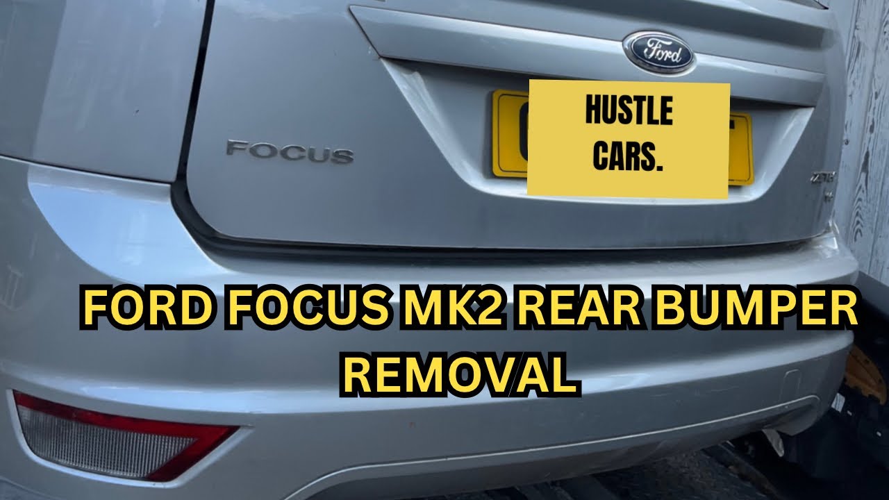 HOW TO REMOVE FORD FOCUS MK2 REAR BUMPER 2007-2011  (FORD FOCUS MK2 BUMPER REMOVAL)